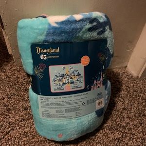 Disneyland 65th anniversary blanket throw fleece